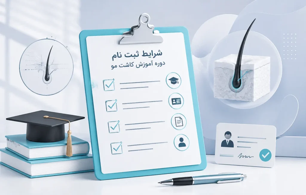 شرایط آموزش کاشت مو