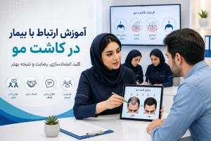 ارتباط با بیمار در کاشت مو